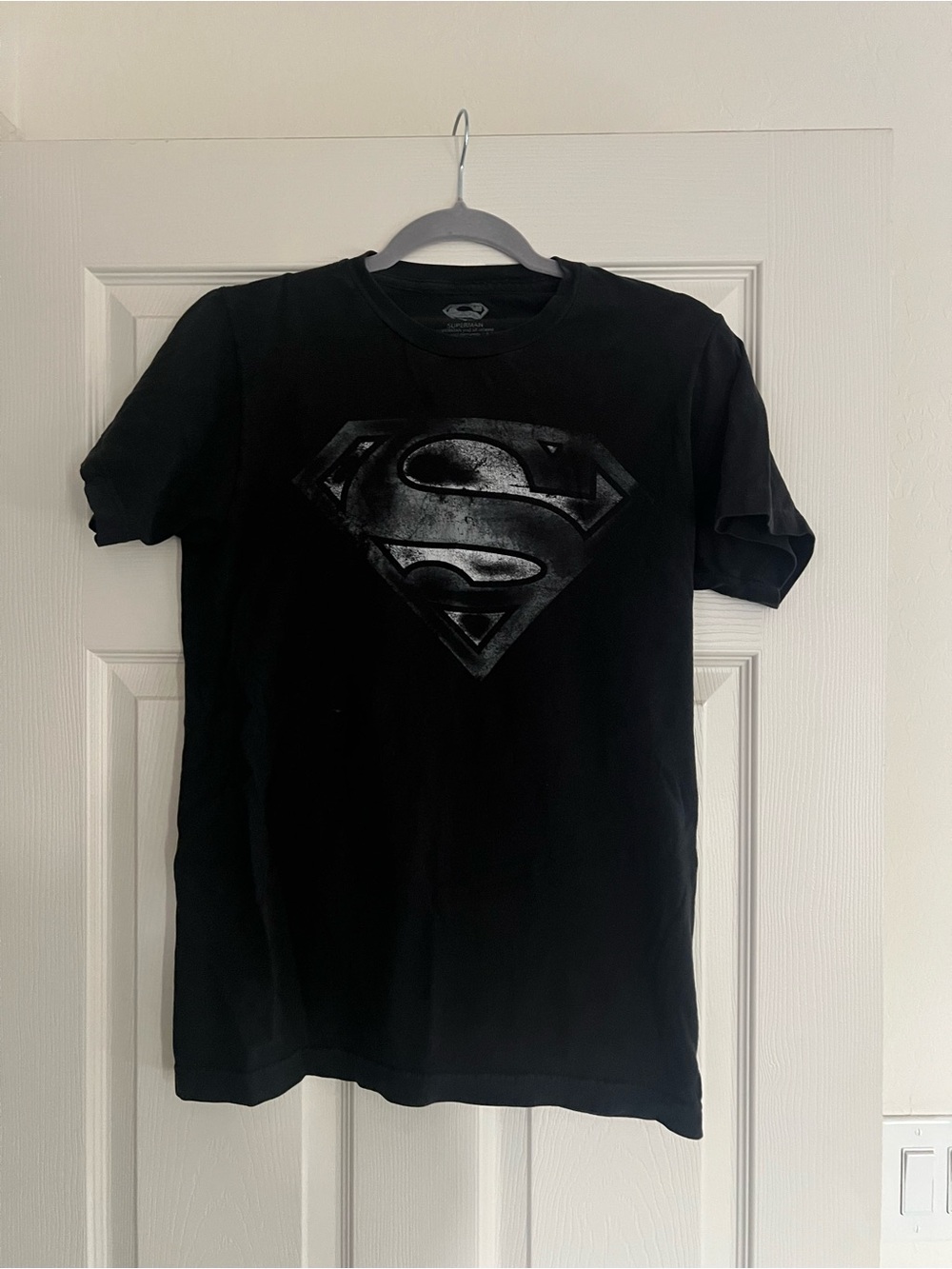 Black Superman Graphic Tee - Men's Casual Shirt